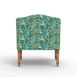Chumbakdesign Furniture & Storage Nawaab Arm Chair - Tropical Ikkat Green 12 Chumbakdesign Furniture & Storage Nawaab Arm Chair - Tropical Ikkat Green