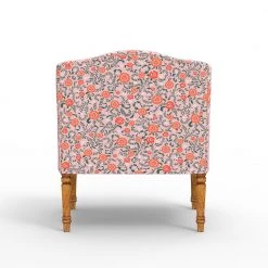 Chumbakdesign Nawaab Arm Chair - Earthy Florals Peach