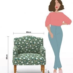 Chumbakdesign Nawaab Arm Chair - Spring Marigold Green Furniture & Storage 14 Chumbakdesign Nawaab Arm Chair - Spring Marigold Green Furniture & Storage