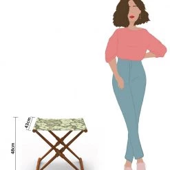 Chumbakdesign Furniture & Storage Bistro Folding Bench - Grey's Garden