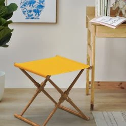 Chumbakdesign Bistro Folding Bench - Sahara Mustard