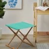 Chumbakdesign Furniture & Storage Bistro Folding Bench - Maldivian Teal 2 Chumbakdesign Furniture & Storage Bistro Folding Bench - Maldivian Teal
