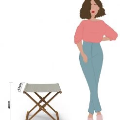 Chumbakdesign Bistro Folding Bench - Srilanka Ivory 13 Chumbakdesign Bistro Folding Bench - Srilanka Ivory