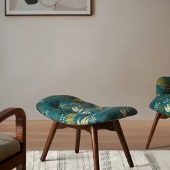 Chumbakdesign Mid Century Modern Foot Rest-Ferns Furniture & Storage