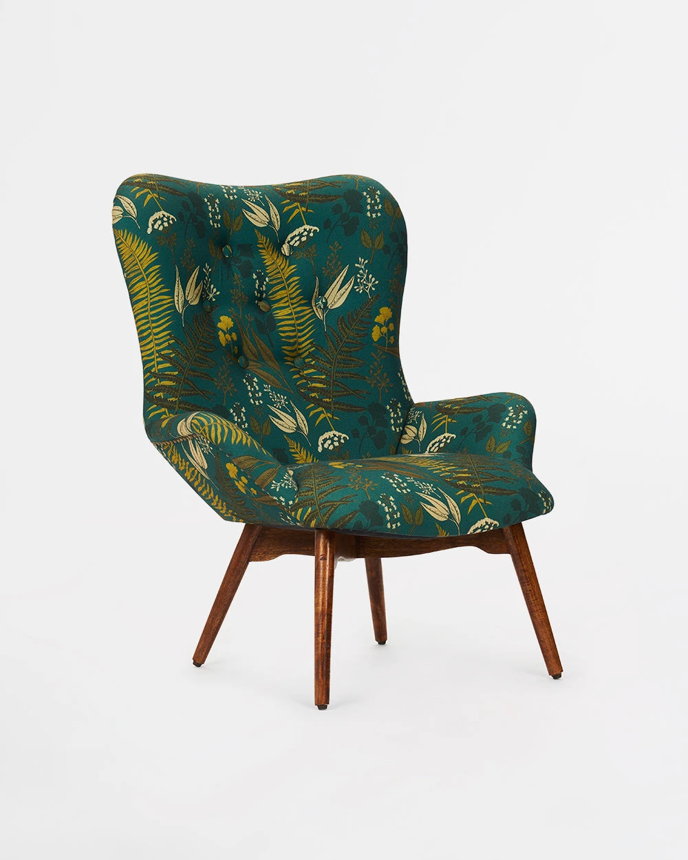 Chumbakdesign Mid Century Modern Wing Chair-Ferns 5 Chumbakdesign Mid Century Modern Wing Chair-Ferns