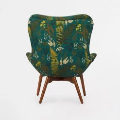 Chumbakdesign Mid Century Modern Wing Chair-Ferns 13 Chumbakdesign Mid Century Modern Wing Chair-Ferns