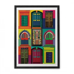 Chumbakdesign Decor & Living 9 Doors Wall Art
