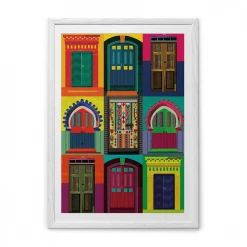 Chumbakdesign Decor & Living 9 Doors Wall Art
