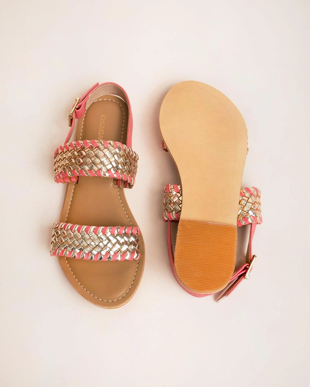 Chumbakdesign Basket Weaves Gold Sandal FootwearFootwear 5 Chumbakdesign Basket Weaves Gold Sandal FootwearFootwear