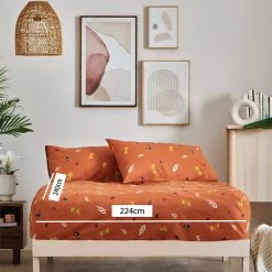 Chumbakdesign TEAL By Chumbak Siberian Tigers Bedsheet - Queen Size, 136TC, Brown Bed & Furnishing 13 Chumbakdesign TEAL By Chumbak Siberian Tigers Bedsheet - Queen Size, 136TC, Brown Bed & Furnishing