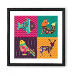 Chumbakdesign Four Animals Wall Art 19 Chumbakdesign Four Animals Wall Art