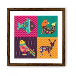 Chumbakdesign Four Animals Wall Art 17 Chumbakdesign Four Animals Wall Art