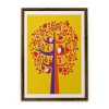 Chumbakdesign Pastel Tree Yellow Wall Art 2 Chumbakdesign Pastel Tree Yellow Wall Art
