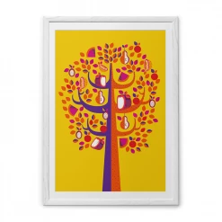 Chumbakdesign Pastel Tree Yellow Wall Art 20 Chumbakdesign Pastel Tree Yellow Wall Art