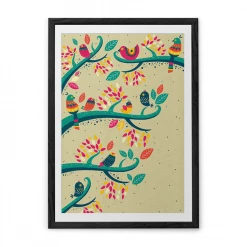 Chumbakdesign Bird Branch Wall Art Decor & Living