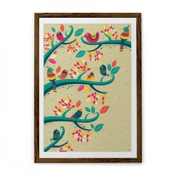Chumbakdesign Bird Branch Wall Art Decor & Living