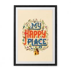 Chumbakdesign Decor & Living Where The Heart Is Wall Art - Cream