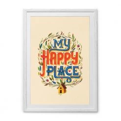 Chumbakdesign Decor & Living Where The Heart Is Wall Art - Cream