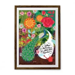 Chumbakdesign Green Philosophy Wall Art
