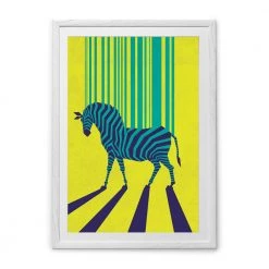 Chumbakdesign Striped Strings Wall Art - Yellow Decor & Living