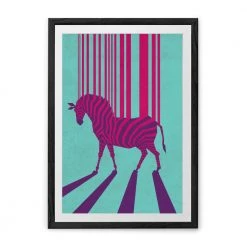 Chumbakdesign Striped Strings Wall Art - Blue