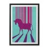 Chumbakdesign Striped Strings Wall Art - Blue