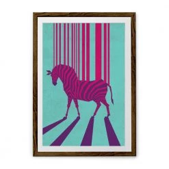 Chumbakdesign Striped Strings Wall Art - Blue