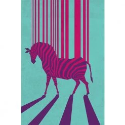 Chumbakdesign Striped Strings Wall Art - Blue
