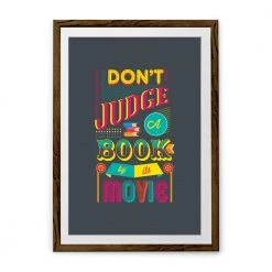 Chumbakdesign The Reel Truth Wall Art - Grey