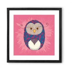 Chumbakdesign Sweater Feather Wall Art - Pink