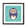 Chumbakdesign Sweater Feather Wall Art - Teal