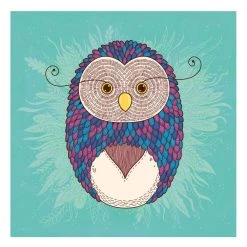 Chumbakdesign Sweater Feather Wall Art - Teal