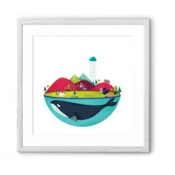 Chumbakdesign Whale Of A Time Wall Art Decor & Living