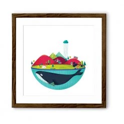 Chumbakdesign Whale Of A Time Wall Art Decor & Living