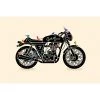 Chumbakdesign Café Racer Cream 24x36inch