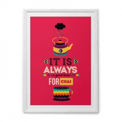 Chumbakdesign Decor & Living Chai Red Wall Art 20 Chumbakdesign Decor & Living Chai Red Wall Art