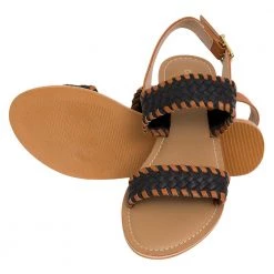 Chumbakdesign Basket Weaves Tan Sandals