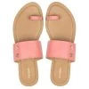 Chumbakdesign Buttoned Up Pink Sliders