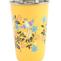 Chumbakdesign Boho Birds Steel Tumbler - Large Dining & Kitchen