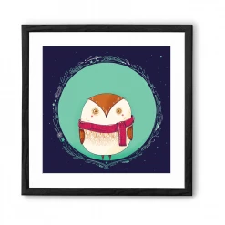 Chumbakdesign Circle Owls Teal Wall Art 19 Chumbakdesign Circle Owls Teal Wall Art