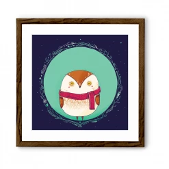 Chumbakdesign Circle Owls Teal Wall Art 17 Chumbakdesign Circle Owls Teal Wall Art