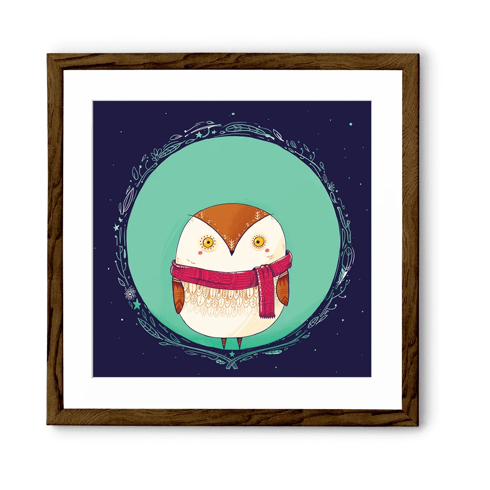 Chumbakdesign Circle Owls Teal Wall Art 9 Chumbakdesign Circle Owls Teal Wall Art