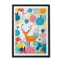 Chumbakdesign Decor & Living Forest Deer White Wall Art 27 Chumbakdesign Decor & Living Forest Deer White Wall Art
