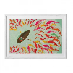 Chumbakdesign Decor & Living Fish Boat Wall Art