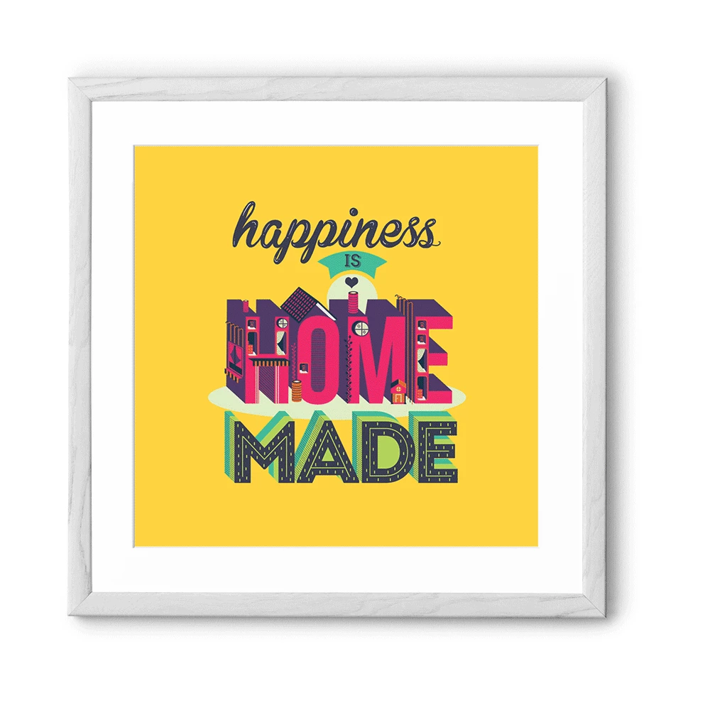 Chumbakdesign Happiness Home Yellow Wall Art Decor & Living 7 Chumbakdesign Happiness Home Yellow Wall Art Decor & Living