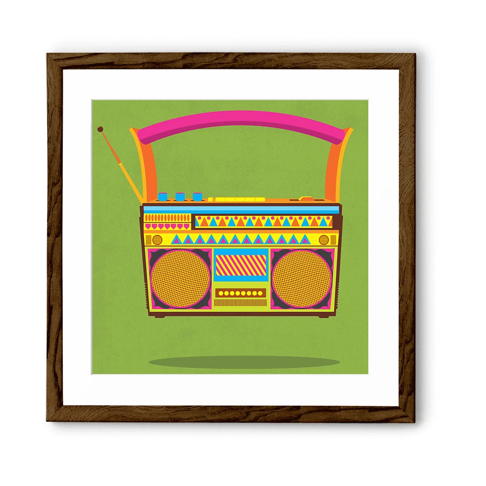Chumbakdesign Radio Green Wall Art 9 Chumbakdesign Radio Green Wall Art