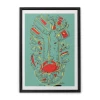 Chumbakdesign Decor & Living Salad Teal Wall Art 2 Chumbakdesign Decor & Living Salad Teal Wall Art