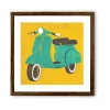 Chumbakdesign Scooter Yellow Wall Art Decor & Living