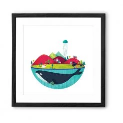 Chumbakdesign Whale Of A Time Wall Art Decor & Living